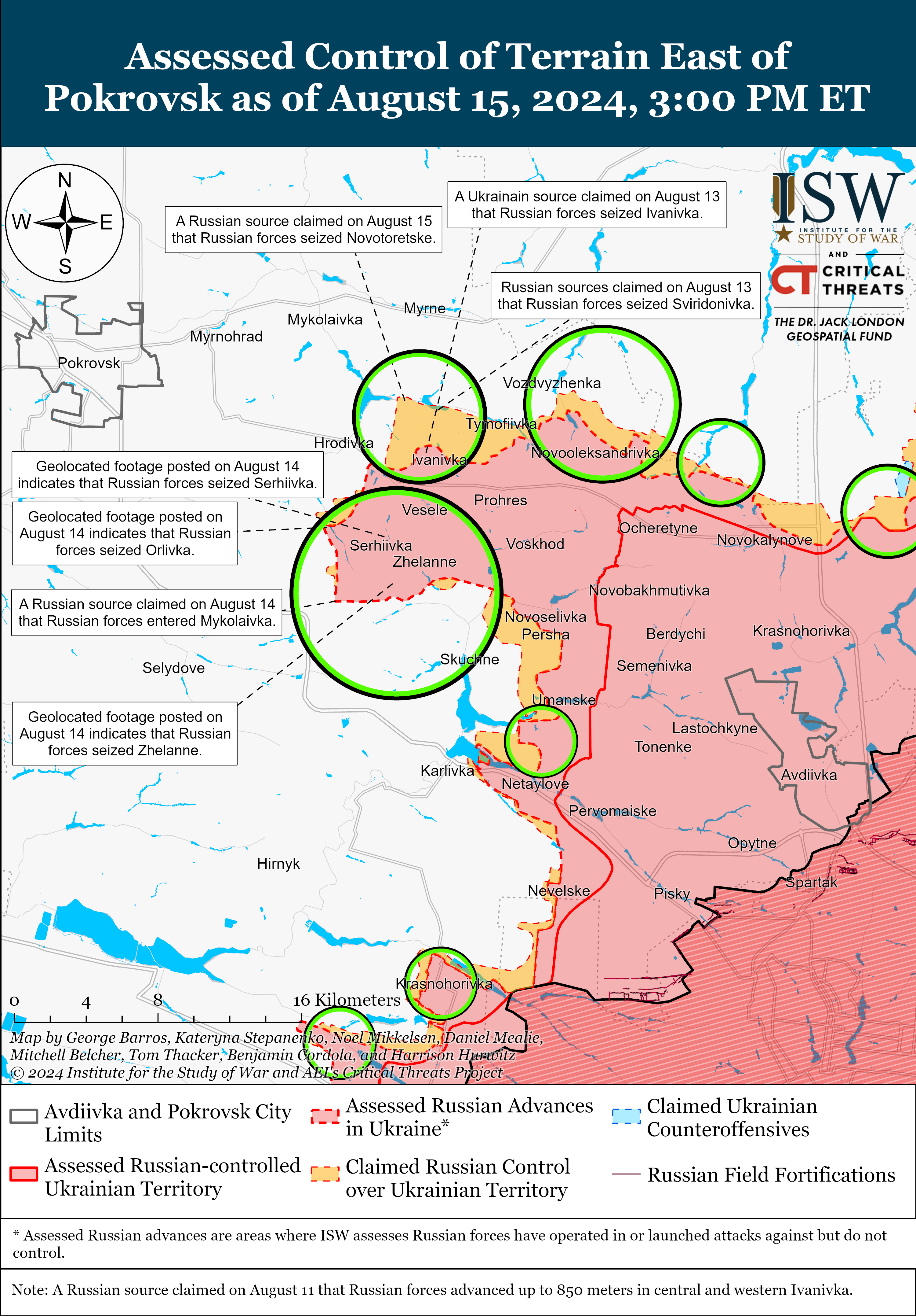 Війська РФ, ймовірно, захопили Бажане та Орлівку на Покровському напрямку: карти ISW